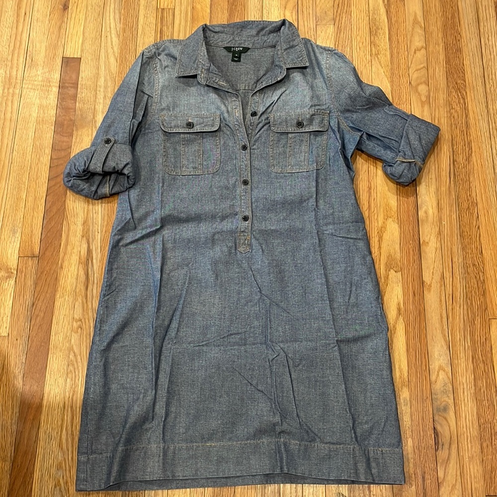 EUC Womens Denim JCrew Factory Dress